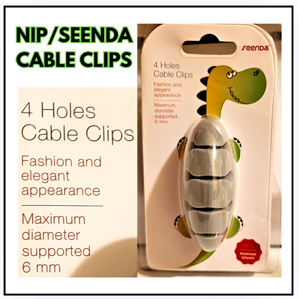 🔥 NIP / SEENDA / Cable Clips / HOLD 4 CABLES
